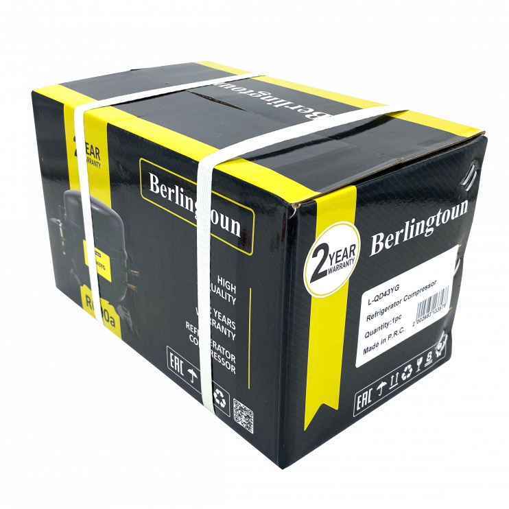 Компрессор Berlingtoun L-QD43YG (R600, 75Вт при -23С)