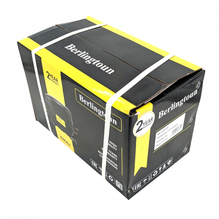 Компрессор Berlingtoun MD-GQR14K (R-404, -23.3C, 750Вт) низкотемпературный в коробке